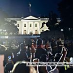 Protes Di Rumah Putih, Trump Menyorok Di “Kubu Bawah Tanah”