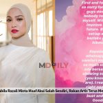 Nabila Razali Minta Maaf Akui Salah Sendiri, Rakan Artis Terus Memberi Kata-Kata Semangat