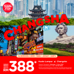 AirAsia X menyambung semula perkhidmatan ke Changsha, bandar terbesar di Wilayah Hunan