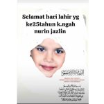 Adik Ucap Selamat Hari Lahir Yang Ke-25 Buat Arwah Nurin Jazlin – “Kak Ngah Sentiasa Dalam Ingatan Kami.”