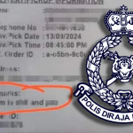 Catatan Hina Islam: Polis Siasat Resit Pesanan Makanan Segera