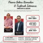 Mencari Al-Qadar: Mövenpick KLIA Sajikan Iftar Bertazkirah Bersama Ustazah Nazirah, Ustaz Fakhrur