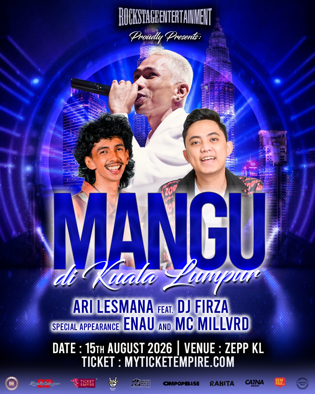 Bakal Temukan Ari Lesmana & DJ Firza, Enau, Tiket Konsert Mangu Hampir Licin